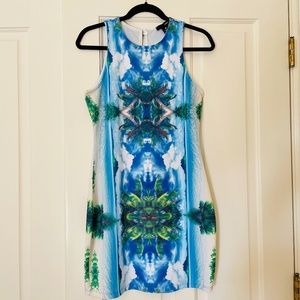 Aqua by Bloomingdale's Tropical Dress NWOT